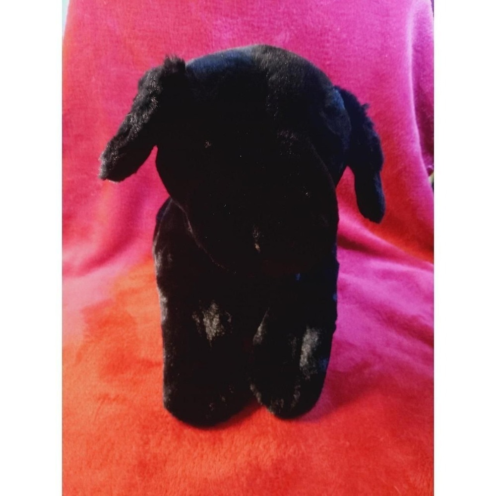 Ginger Floppy Dog Black Lab Puppy Realistic Stuffed Animal Soft Toy Brand: Russ - Picture 2 of 6